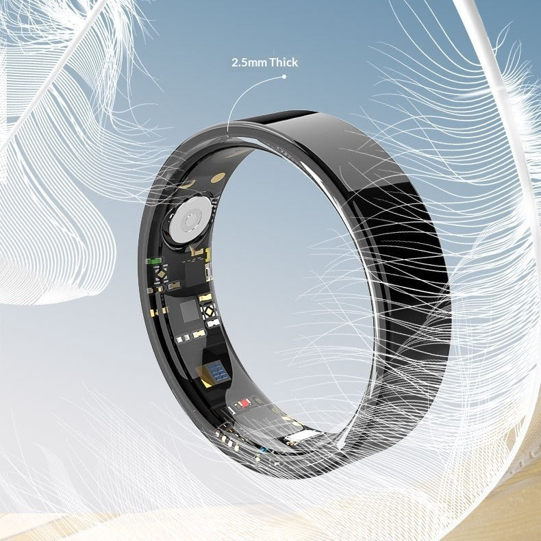 Multi-functional Waterproof Smart Ring For Health Monitoring And Fitness Tracking